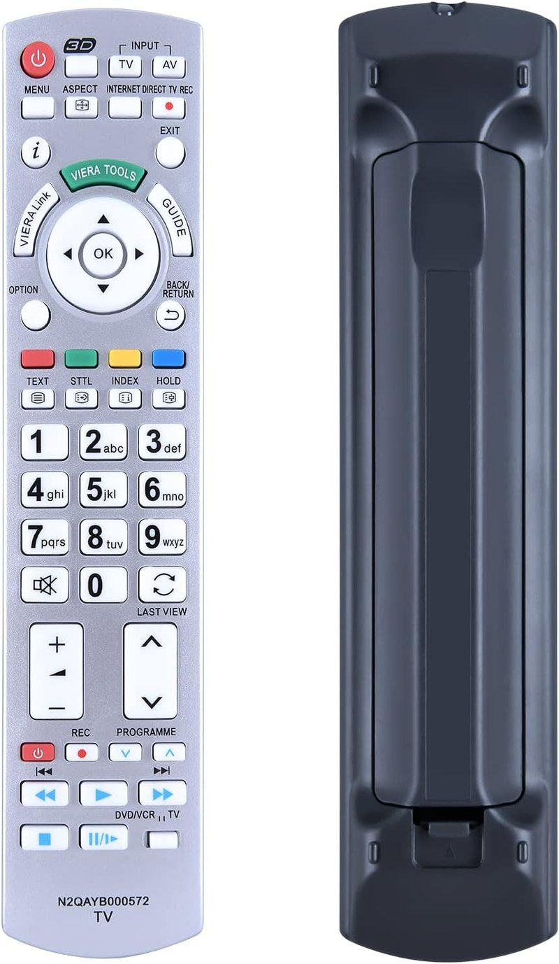 TCNOUMT N2QAYB000572 Távirányító Panasonic Viera TV-hez TX-L32DT30Y TX-L37DT30B TX-P42GT30B TX-P46ST32Y Helyettesítő Remote