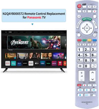 TCNOUMT N2QAYB000572 Távirányító Panasonic Viera TV-hez TX-L32DT30Y TX-L37DT30B TX-P42GT30B TX-P46ST32Y Helyettesítő Remote 2