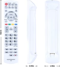 TCNOUMT N2QAYB000840 Póttávirányító Panasonic Viera TV-hez TX-L39EW6W TX-L42EW6W - Beállítás Nélkül Használható 7