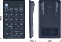 TCNOUMT Pótló Távirányító Bose Sound Touch Wave Zenerendszerhez I II III IV Kompatibilis AWRCC1 AWRCC2 AWRCC3 Modellekkel 7