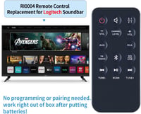 TCNOUMT Pótló Távirányító Logitech Z606 Z607 5.1 Soundbar Hangszóró Rendszerhez - Kompatibilis Surround Sound Vezérlő 2