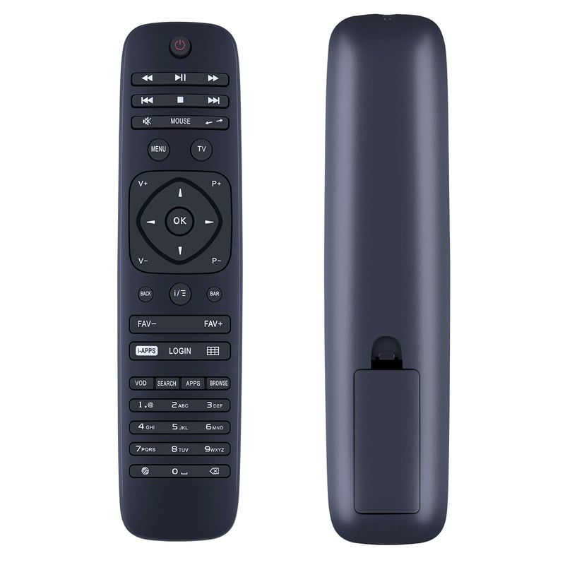 TCNOUMT RC2964506/01B Daljinski upravljač KARTINA TV Comigo Quattro IPTV Box Zamjenski Crni Univerzalni Kontroler