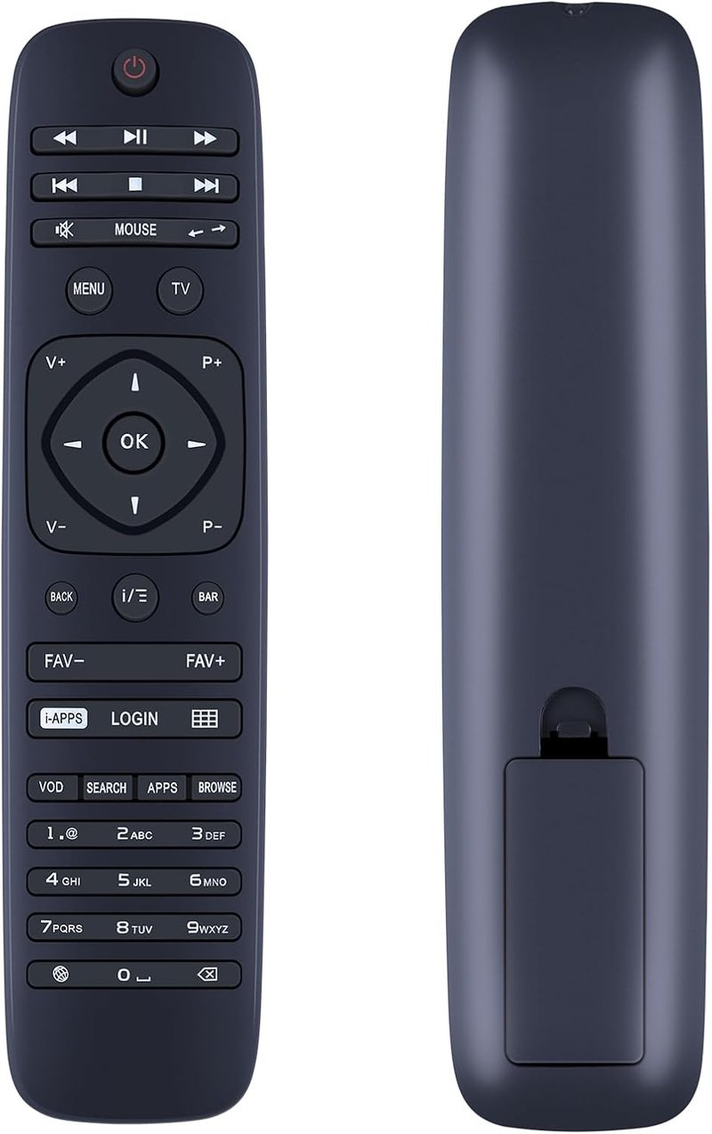 TCNOUMT RC2964506/01B Távirányító KARTINA TV Comigo Quattro IPTV Boksz Helyettesítő Fekete Univerzális Vezérlő
