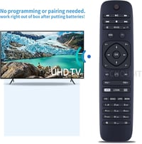 TCNOUMT RC2964506/01B Távirányító KARTINA TV Comigo Quattro IPTV Boksz Helyettesítő Fekete Univerzális Vezérlő 6
