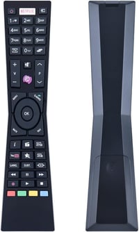 TCNOUMT RM-C3184 Távirányító JVC TV-hez - Helyettesítő Remote Control LT-24VH52J LT-32VH52K LT-32VF52J LT-39VF52J LT-43VF53A Modellekhez 1