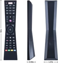 TCNOUMT RM-C3184 Távirányító JVC TV-hez - Helyettesítő Remote Control LT-24VH52J LT-32VH52K LT-32VF52J LT-39VF52J LT-43VF53A Modellekhez 7