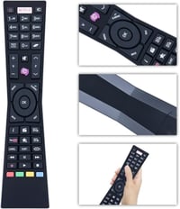 TCNOUMT RM-C3184 Távirányító JVC TV-hez - Helyettesítő Remote Control LT-24VH52J LT-32VH52K LT-32VF52J LT-39VF52J LT-43VF53A Modellekhez 3
