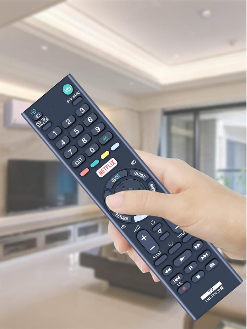 TCNOUMT RMT-TX102D Távirányító Sony Bravia TV-hez KDL-32WD752 KDL-40WD653 KDL-43WD750 KDL-49WD751 Helyettesítő Távkapcsoló
