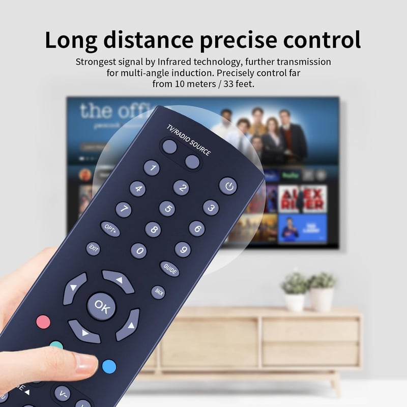 TCNOUMT Távirányító Humax HD-Fox RM-106 CXHD-5000C HDCI5000 Digitális Kábel Vevőhöz Helyettesítő Távkapcsoló