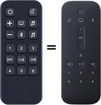 TCNOUMT Távirányító Pótlás Bose Soundbar 900 500 Hangrendszer Hangprojektor Vezérlő Replacement Remote Control 1