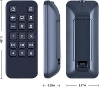 TCNOUMT Távirányító Pótlás Bose Soundbar 900 500 Hangrendszer Hangprojektor Vezérlő Replacement Remote Control 3