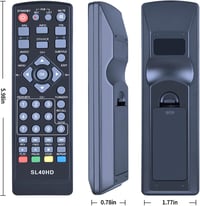TCNOUMT Távirányító SL 40 HD Kompatibilis Comag M01 SL40HD HD25 EVOLVEO Scorpio DT-3010 Telesystem F-21 Dyon Galaxy Predator Maximum S2000 S 5