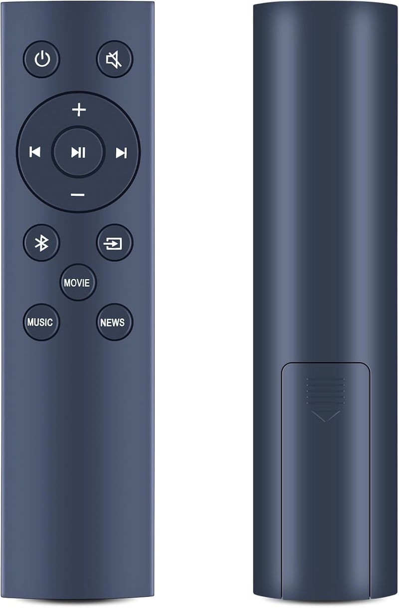 TCNOUMT Távirányító TCL Soundbar Hangprojektor Alto 3 TS3100 Alto 7 TS7010 TS7000 Alto 6 TS6100 Modellekhez Kompatibilis Távvezérlő
