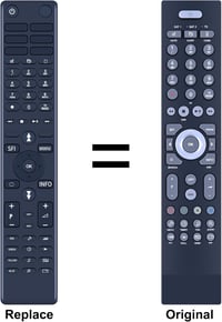 TCNOUMT Távirányító TechniSat TECHNICONTROL FBDVR401B ISIO S1 Digicorder Helyettesítő Fekete Univerzális Távirányító 2
