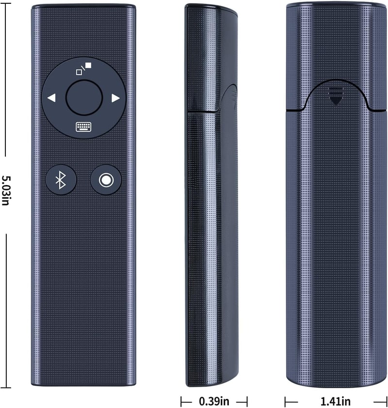 TCNOUMT Távvezérlő Satech i R1 Bluetooth Prezentációs Távirányító MacBook Pro Air M2 M1 iPad Pro Kompatibilis Helyettesítő