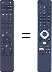 TCNOUMT TV Távirányító Nokia Smart TV-hez 5500A 5800A 6500A 7500A Modellekhez Kompatibilis Helyettesítő Távkapcsoló 1