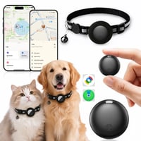TDTOD GPS lokátor pre domáce zvieratá, čierny – Zariadenie na lokalizáciu psov a mačiek 1
