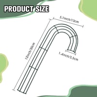 TeaATiCh 2db Cukornád Koszorú Alap 30cm Zöld Fém Virág Keret Karácsony Dekoráció 2