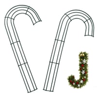 Kovový veniec v tvare cukrovej trstiny TeaATiCh, 30 cm, 2 ks 2
