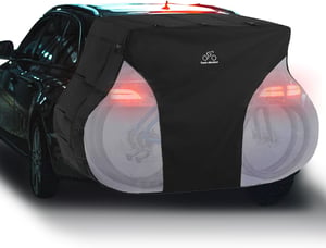 Husă pentru bicicletă TeamObsidian, impermeabilă, Oxford 600D, L/XL/XXL, pentru 1-3 biciclete
