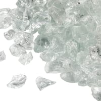 Teamson Home 4 kg Lávakő Kerti Gázgrillhez, Edzett Tűzüveg, Kültéri Tüzéphez - One Size, Clear 7