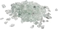 Teamson Home 4 kg Lávakő Kerti Gázgrillhez, Edzett Tűzüveg, Kültéri Tüzéphez - One Size, Clear 4