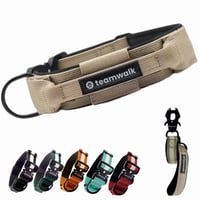 teamwalk Premium ogrlica za pse s magnetskom ručkom, LED trakom i džepom za AirTag - veličina M 1