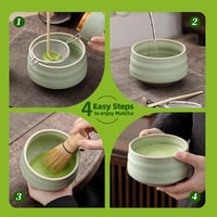 TEANAGOO Matcha készlet bambusz kiegészítőkkel és tárolóval 5