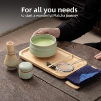 TEANAGOO Matcha készlet bambusz kiegészítőkkel és tárolóval 7