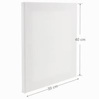 Set 10 pânze de pictură pe șasiu Tebery 30x40 cm, 100% bumbac, pânză albă pentru pictură în acril și ulei 2