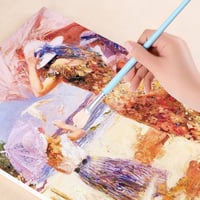 Set 10 pânze de pictură pe șasiu Tebery 30x40 cm, 100% bumbac, pânză albă pentru pictură în acril și ulei 6