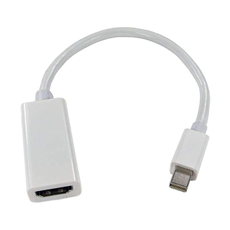 Tec-Digi Mini DisplayPort DP HDMI adaptérový kábel, prevodník pre HDTV, kompatibilný s Thunderbolt pre Apple Mac, MacBook Air Pro, iMac zariadenia