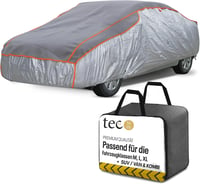 tec for me Jégvédelem autótakaró prémium hibrid ponyva 4 mm hab vízlepergető légáteresztő M L XL SUV VAN kombi szürke 1