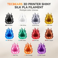 TECBEARS PLA Silk 1.75mm Multicolor 2kg 3D Nyomtató Filament Fényes 9