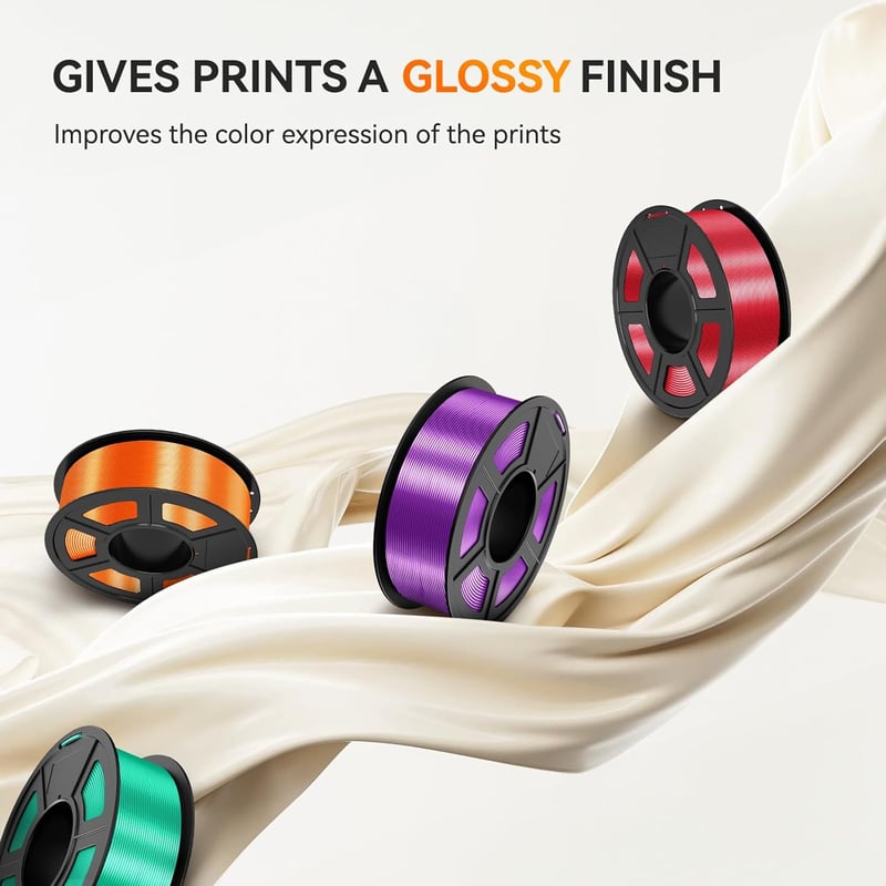 TECBEARS PLA Silk 1.75mm Multicolor 2kg 3D Nyomtató Filament Fényes