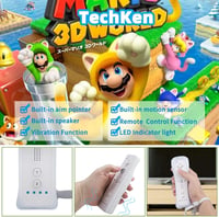 TechKen 2db Wii Controller Remote Szilikon Tok Karszíjjal Gamepad Vezérlő 5