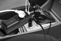 Technaxx TE21 autós inverter 200W – 12V/230V, Schuko, USB-C, USB-A, módosított szinuszjel 6