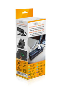 Technaxx TE21 autós inverter 200W – 12V/230V, Schuko, USB-C, USB-A, módosított szinuszjel 10