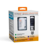 Mini akumulátorová pumpa Technaxx TX-261 – 180 l/min, LED kempingové svetlo 400 lúmenov, 5 trysiek, nabíjateľná – na kempovanie, pláž a outdoorové použitie 6