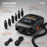 Elektrická akumulátorová pumpa na SUP Technaxx TX-266 20 PSI, 7500 mAh, 6 — chybná, na náhradné diely: Nezapne sa (stav: pozri 2. obrázok) 6
