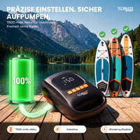Elektrická akumulátorová pumpa na SUP Technaxx TX-266 20 PSI, 7500 mAh, 6 — chybná, na náhradné diely: Nezapne sa (stav: pozri 2. obrázok) 9