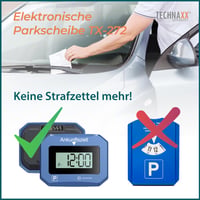 Technaxx TX-272 automatické digitálne parkovacie hodiny so snímačom pohybu — chýbajú čierne bodky na prednej strane (stav: pozri 2. obrázok) 5