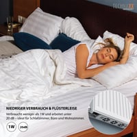 Technaxx TX-302 Ventilator za radijatore Mono set 50-70 cm za radijatore, sa senzorom temperature, automatsko uključivanje/isključivanje, bijeli, tih ispod 20 dB, maks. 3
