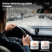 Technaxx TX-388 Varovný systém cestnej premávky s Blitzer.de, displejom, upozornením na nebezpečenstvo a rýchlosť, zobrazením v reálnom čase, kompatibilný s Apple CarPlay a Android Auto 9