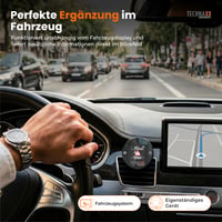 Technaxx TX-388 Varovný systém cestnej premávky s Blitzer.de, displejom, upozornením na nebezpečenstvo a rýchlosť, zobrazením v reálnom čase, kompatibilný s Apple CarPlay a Android Auto 7