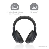 Bluetooth slúchadlá Technics EAH-A800E-K, cez uši (over-ear), s potlačením hluku, mikrofón, 40 mm meniče, ergonomické, čierne 8
