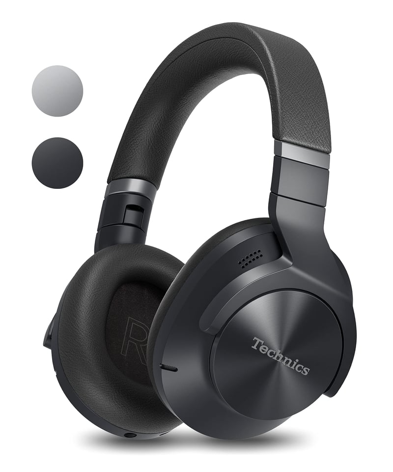 Bluetooth slúchadlá Technics EAH-A800E-K, cez uši (over-ear), s potlačením hluku, mikrofón, 40 mm meniče, ergonomické, čierne