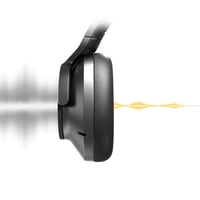Bluetooth slúchadlá Technics EAH-A800E-K, cez uši (over-ear), s potlačením hluku, mikrofón, 40 mm meniče, ergonomické, čierne 3