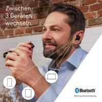 Bezdrôtové slúchadlá s potlačením hluku Technics EAH-AZ100E-K, Multipoint Bluetooth, Voice Focus AI, čierne 7