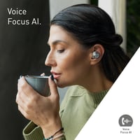 Technics EAH-AZ100E-S bezdrôtové slúchadlá s potlačením hluku, Bluetooth Multipoint, Voice Focus AI, pohodlné do uší, strieborné 6